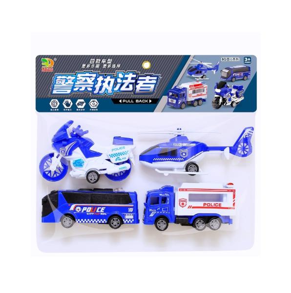 Đồ Chơi Trẻ Em bộ 4 xe police
