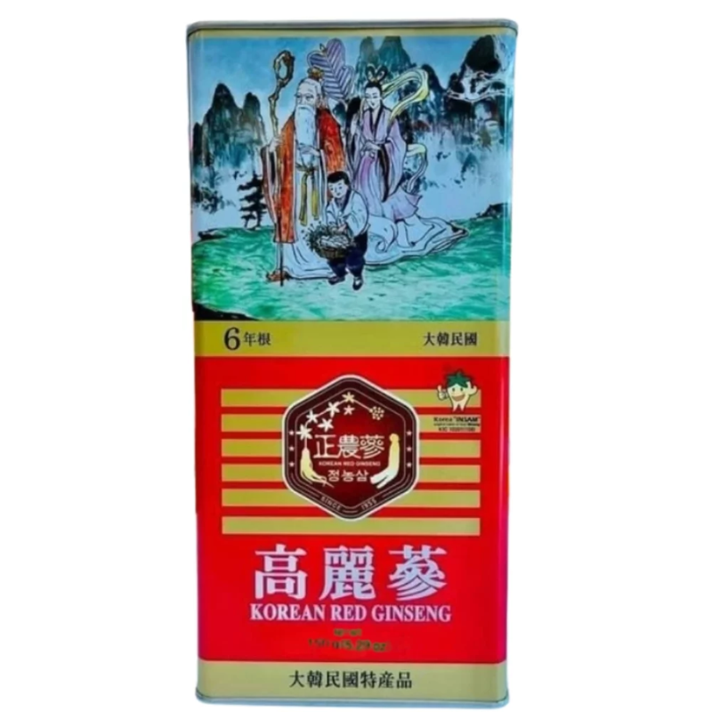 Hồng sâm khô hộp thiếc Insam hàn quốc hộp 150g – Sâm khô nguyên củ thượng hạng