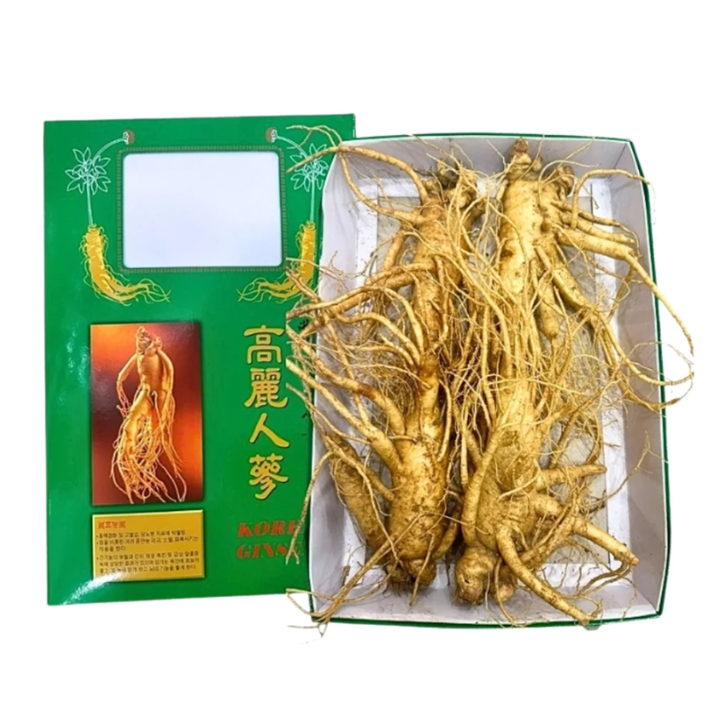 Nhân sâm tươi hàn quốc 6 năm tuổi thượng hạng 1kg hộp 4 củ