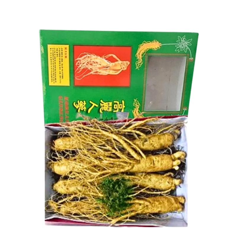Nhân sâm tươi hàn quốc 6 năm tuổi thượng hạng 1kg hộp từ 7 đến 9 củ