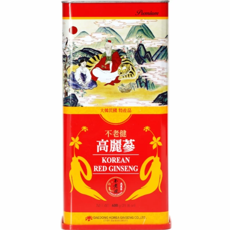Sâm khô hộp thiếc Daedong 600g thượng hạng – Hồng sâm khô Daedong