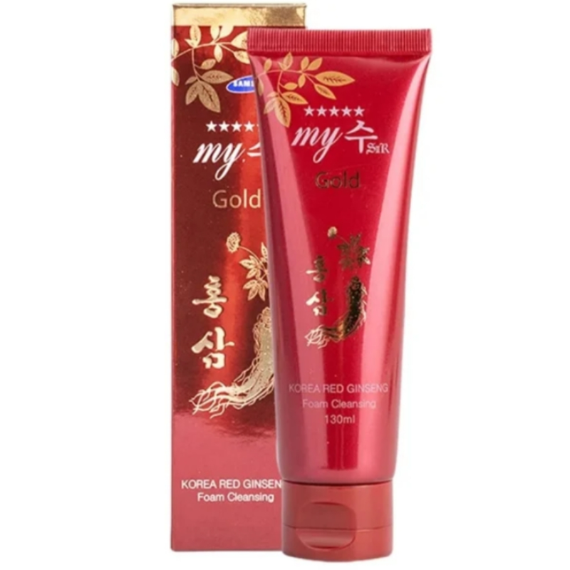 Sữa rửa mặt hồng sâm My Gold Hàn Quốc chính hãng hộp 130g