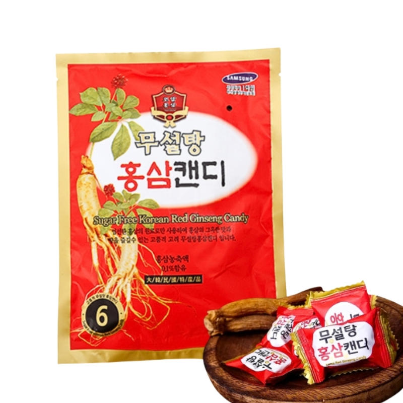 Kẹo sâm không đường Hàn Quốc gói 500gr – Kẹo không đường chính hãng Korea