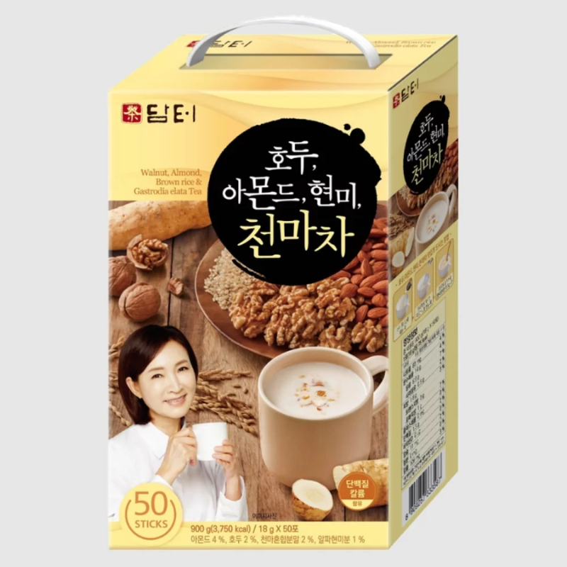Bột ngũ cốc Damtuh Hàn Quốc chính hãng hộp 50 gói x 18g