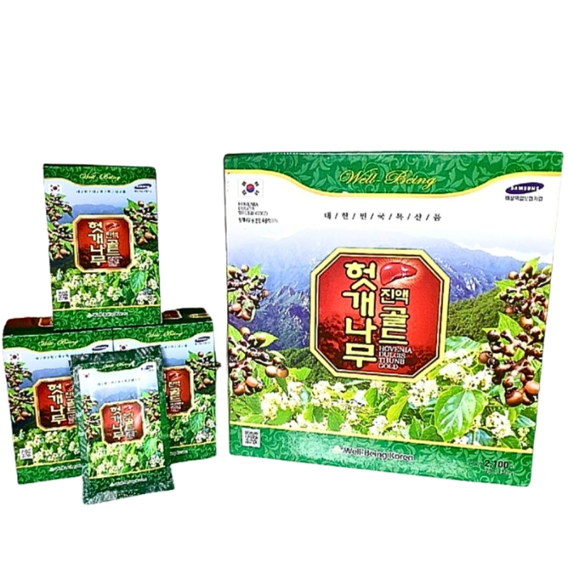 Nước bổ gan Hàn Quốc Well Being chính hãng hộp 30 gói x 70ml – Thải độc gan, thanh lọc cơ thể