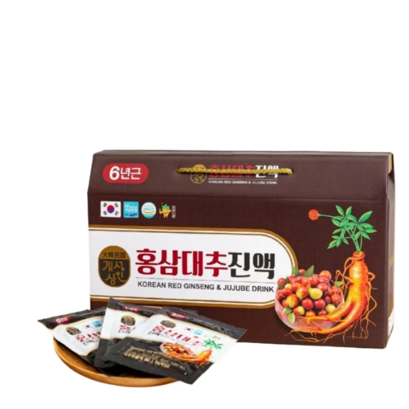 Nước hồng sâm táo đỏ Hàn Quốc Nonghyup xách 30 gói x 50ml