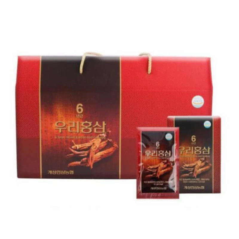Nước hồng sâm Woori Hàn Quốc chính hãng xách 30 gói x 50ml