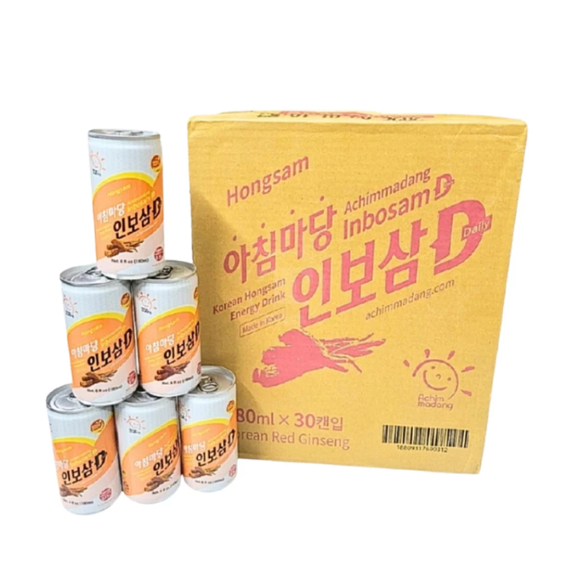 Nước sâm Lon Hàn Quốc Achimmadang thùng 30 lon x 180ml