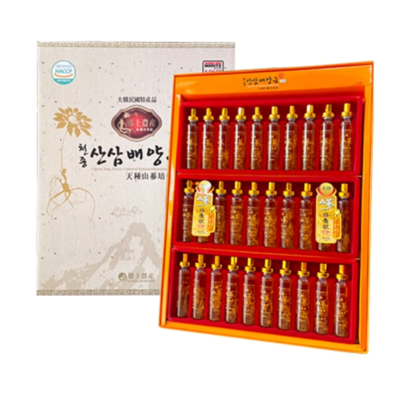 Tinh chất hồng sâm Hàn Quốc Cheong Jong hộp 30 ống x 20ml – Hồng sâm núi thượng hạng