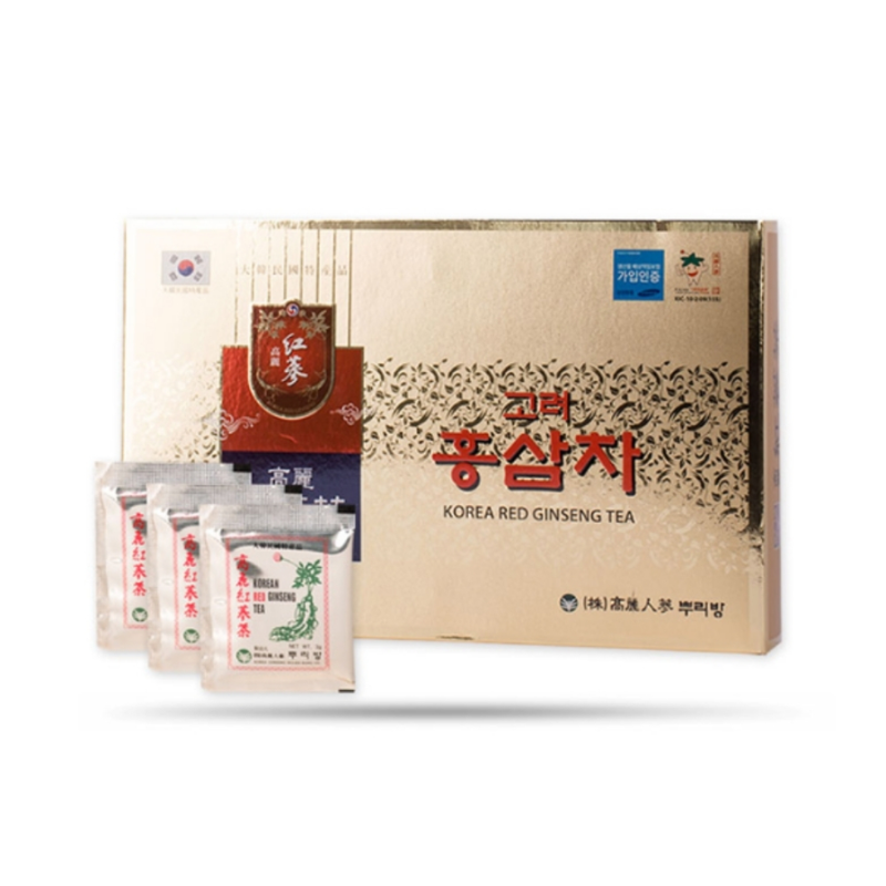 Trà hồng sâm Hàn Quốc Ginseng Tea chính hãng hộp 100 gói