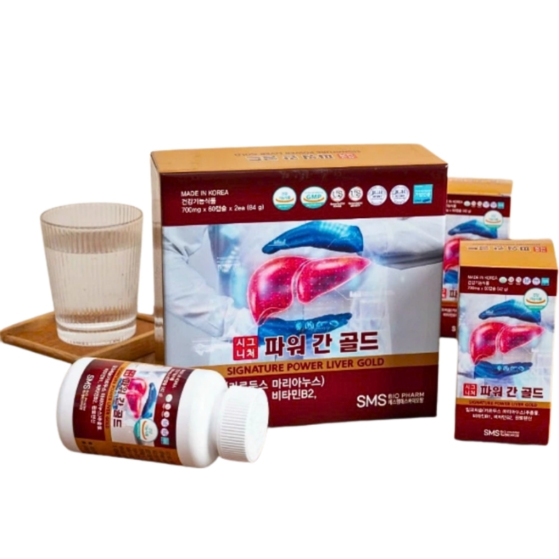 Viên bổ gan Hàn Quốc Bio Pharm chính hãng hộp 120 viên – Thải độc gan, thanh lọc cơ thể