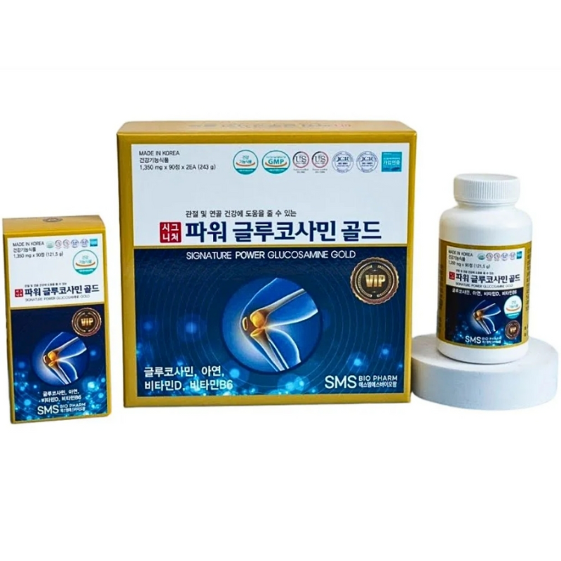 Viên bổ khớp Hàn Quốc Bio Pharm chính hãng hộp 180 viên