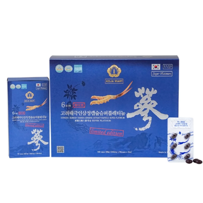 Viên thiên sâm đông trùng hạ thảo hàn quốc Kingsize thượng hạng hộp 180 viên