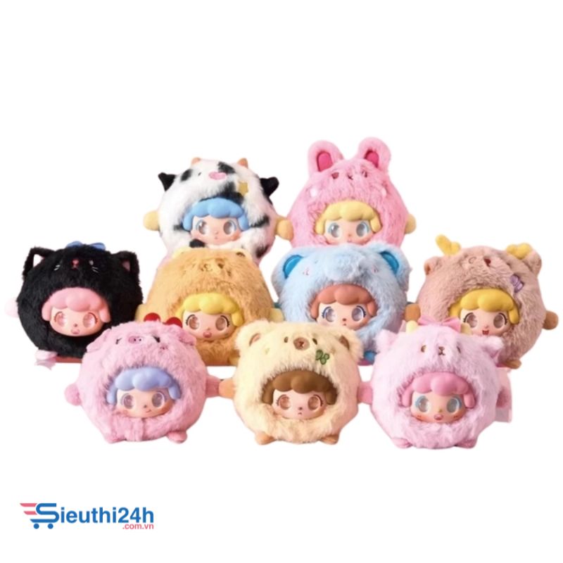 Blinbox Mia động vật blind box set 8 ngẫu nhiên