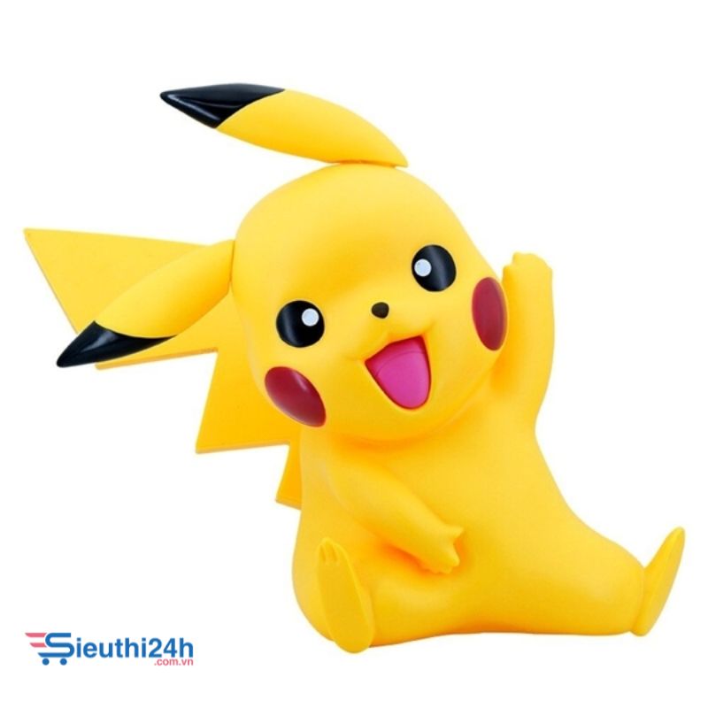 Mô Hình đồ chơi - Pikachu khổng lồ siêu cute - đi kèm 2 tai thay thế
