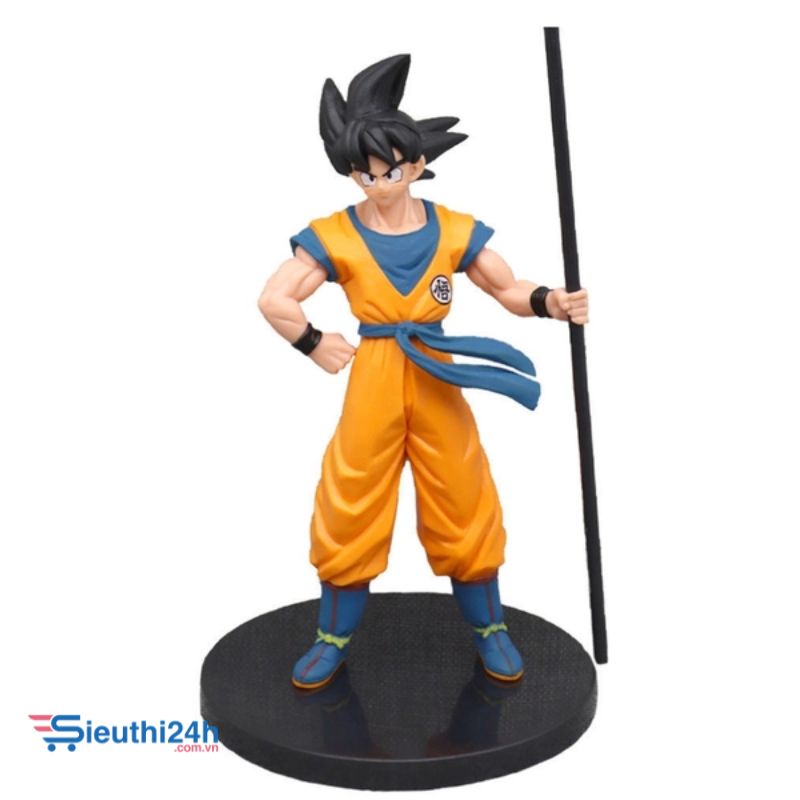 Mô hình đồ chơi - SonGoku cầm gậy màu đỏ siêu đẹp - Dragon Ball
