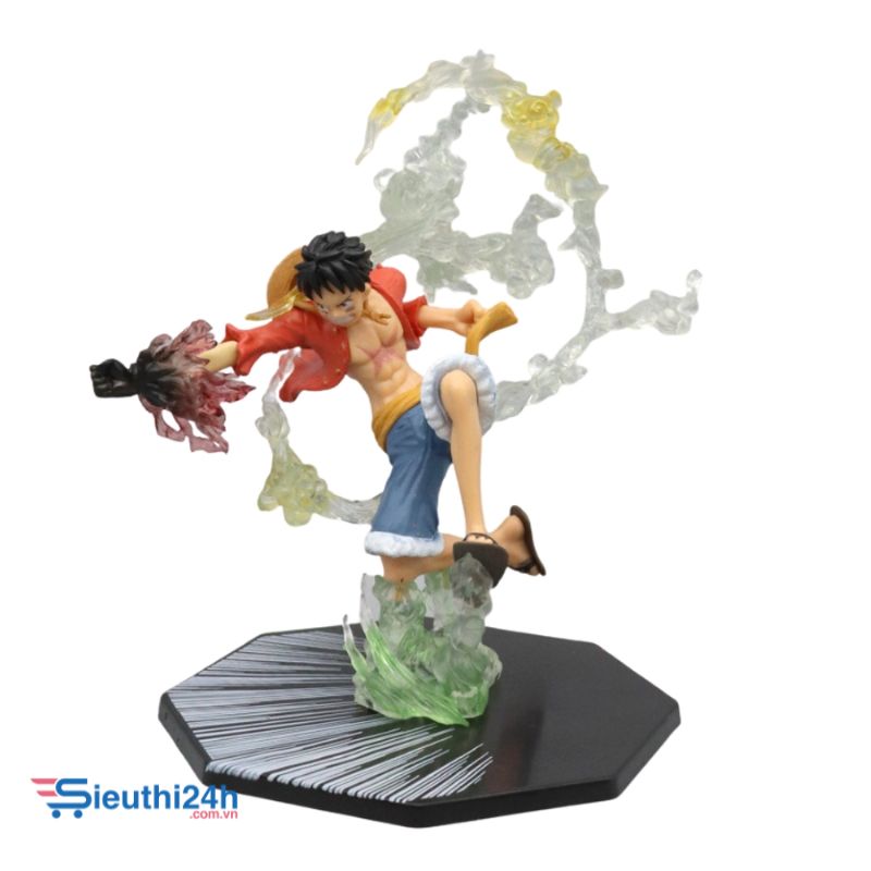 Mô hình Luffy gear 2 haki hàng thường đế không chữ