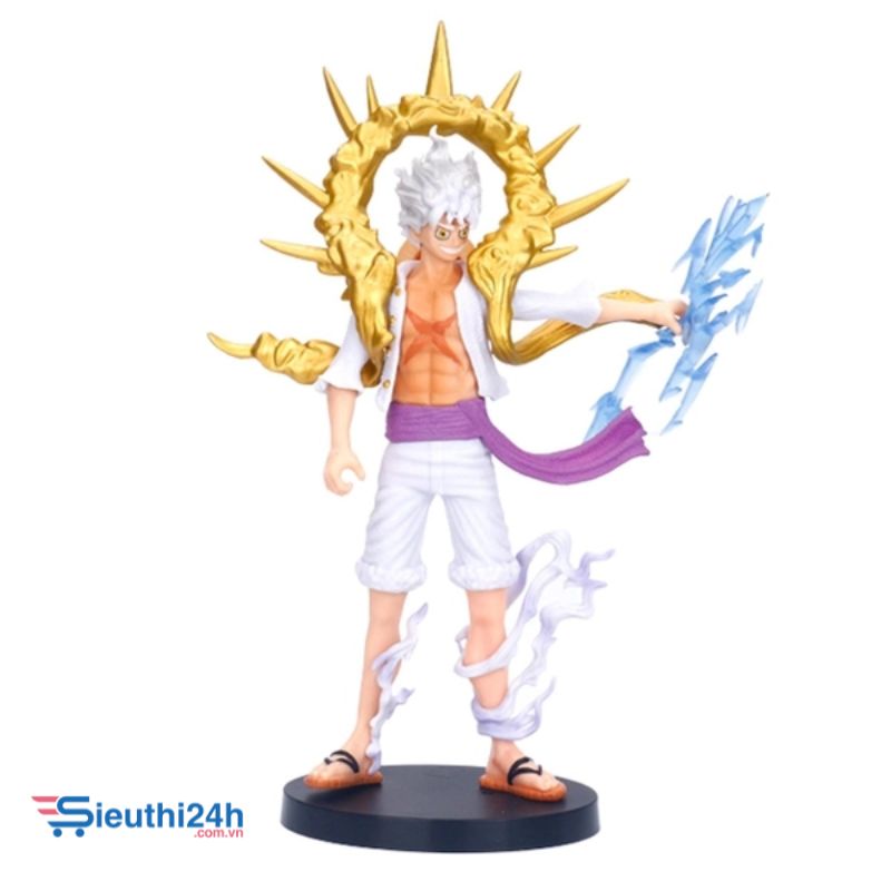 Mô hình OnePiece- Luffy Gear 5 Nika trắng vòng vàng