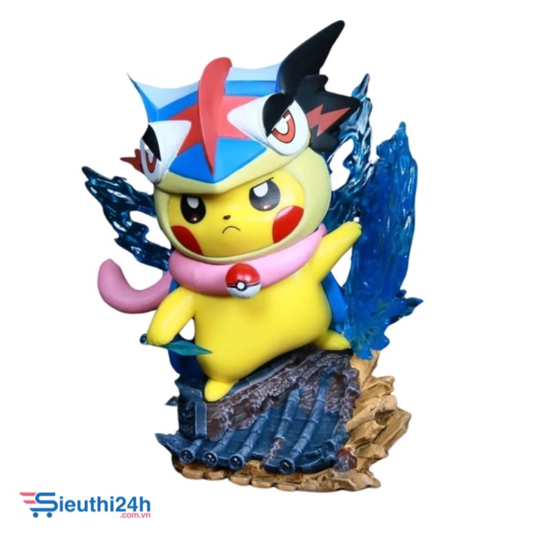 Mô Hình Pokemon pikachu cosplay ninja bản cao cấp