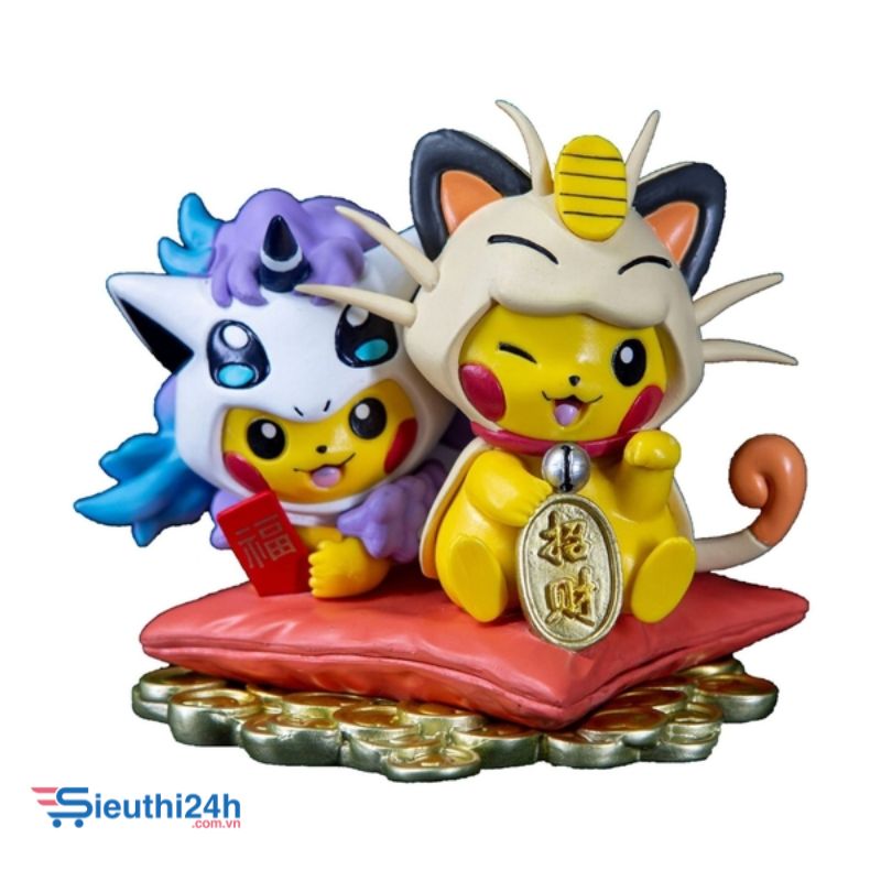 Mô Hình Pokemon pikachu cosplay nyasu gallop bản cao cấp