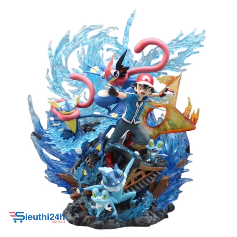 Mô Hình Pokemon Satoshi bản cao cấp - Có led Đế