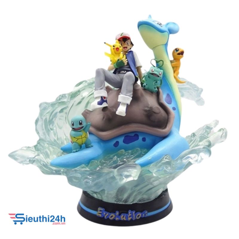Mô Hình Pokemon Satoshi cưỡi thú bản cao cấp