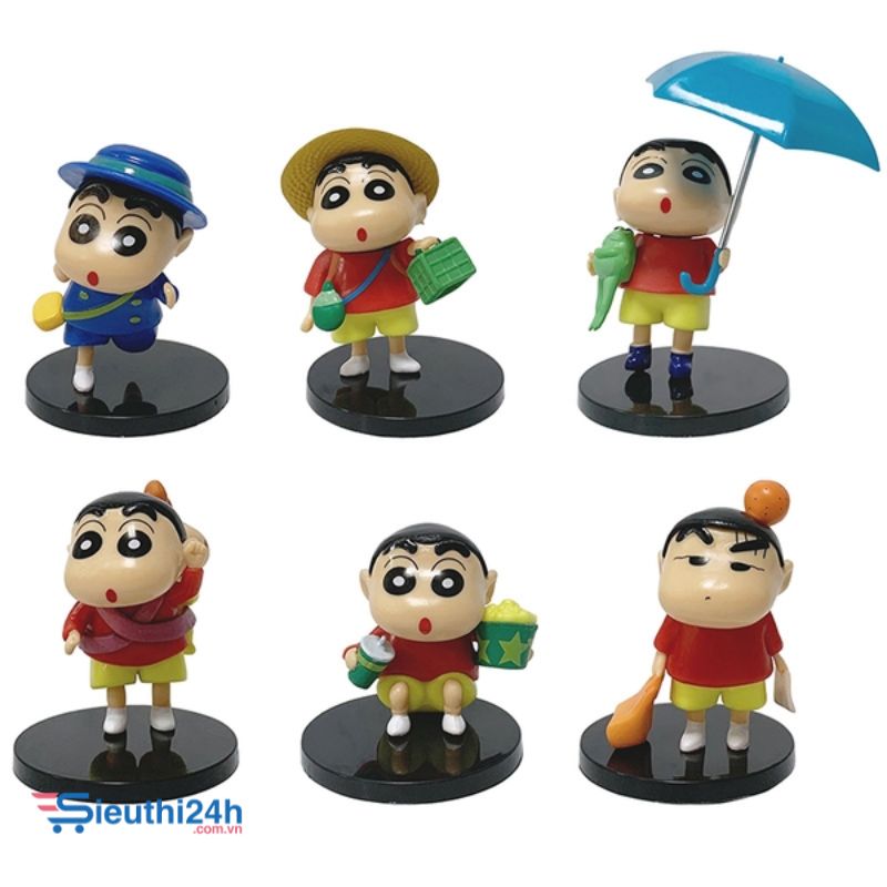 Mô hình shin bút chì bộ 6 shin blind box