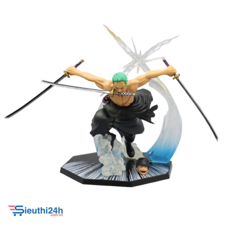 Mô hình Zoro có 2 đầu đế không có chữ