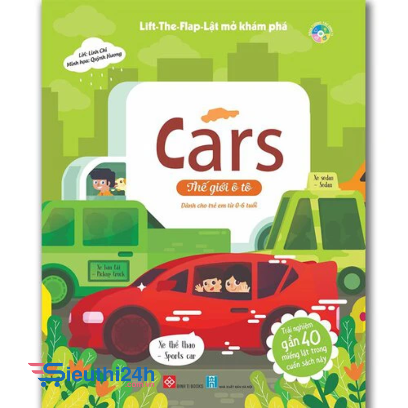 Lift-the-flap - Lật mở khám phá - Cars - Thế giới ô tô