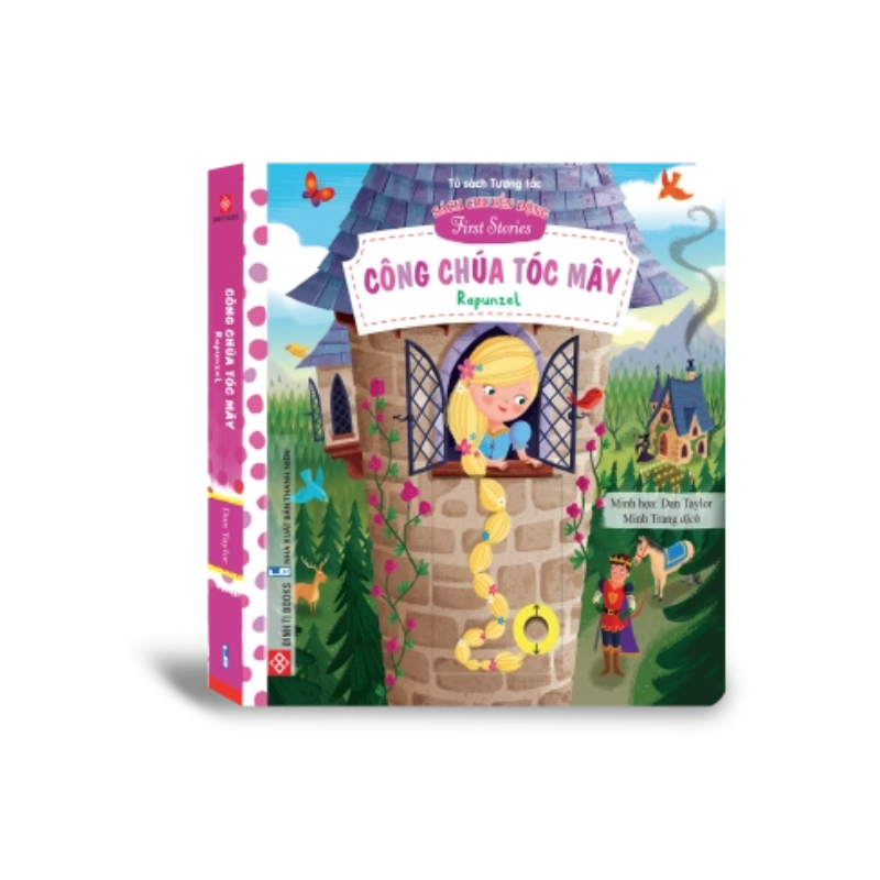Sách chuyển động - First stories - Công chúa tóc mây - Rapunzel