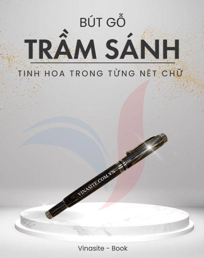 Bút gỗ trầm sánh