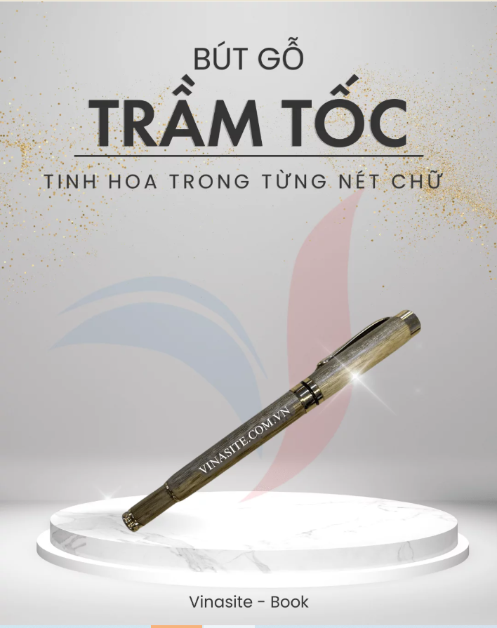 Bút gỗ trầm tốc