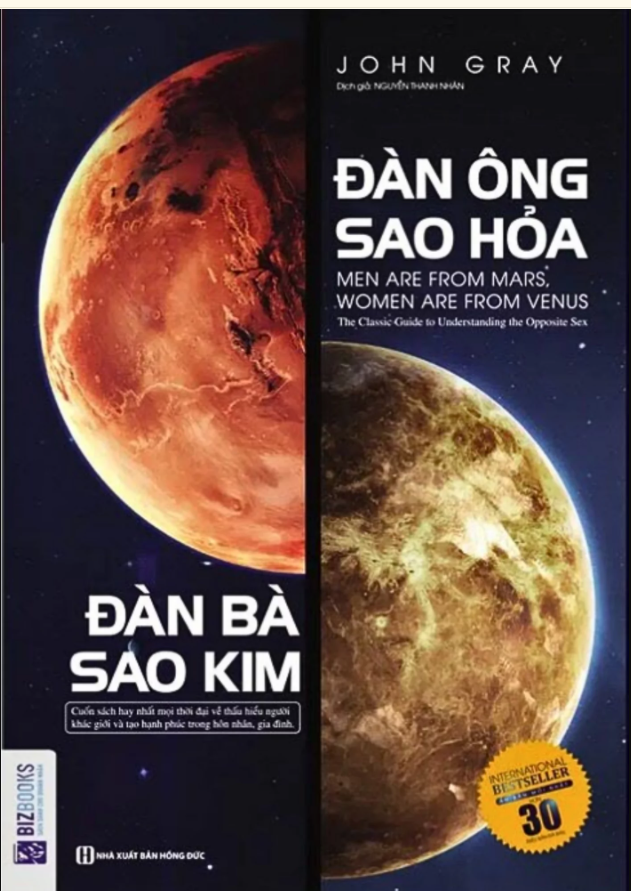 Sách Đàn Ông Sao Hỏa Đàn Bà Sao Kim