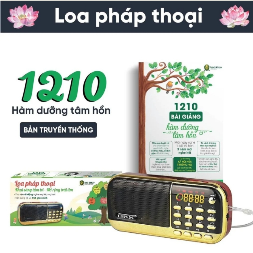 Loa Pháp Thoại 1210 Bài – Nghe Pháp Mỗi Ngày, Dưỡng Tâm An Lạc