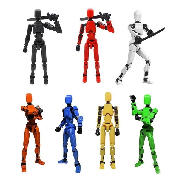 Bán 20 cái - Giá 7.5k 1 cái - Mô Hình Lắp Ghép Dummy 3D + nhiều vũ khí đi kèm