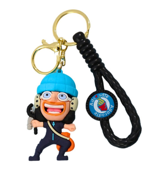 Móc Khóa Usop - Dây móc dài : 9.5cm - Mô Hình Cao : 8cm - Nặng : 60cm - No Box : bọc túi OPP - N3-K16-T2-S2
