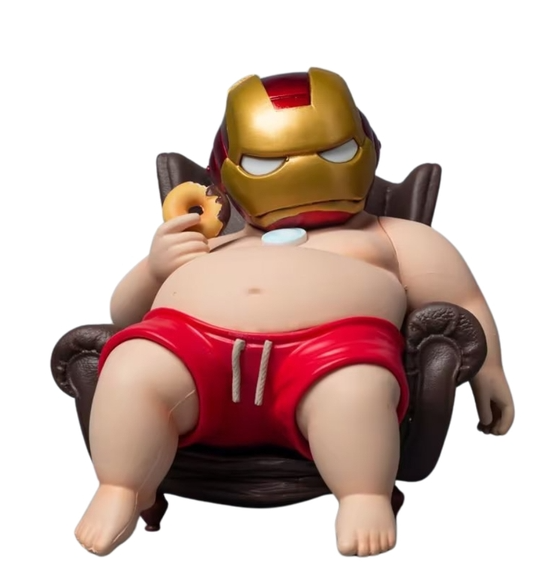 Mô Hình Avenger Ironman Người sắt béo ngồi ghế - Cao 12cm - Nặng 350gram - Figure Avenger - Bọc túi OPP - no box - N1-K53-T1–S3