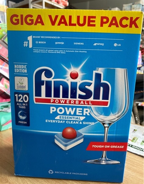 Viên rửa bát Finish Power All in one 110 Viên