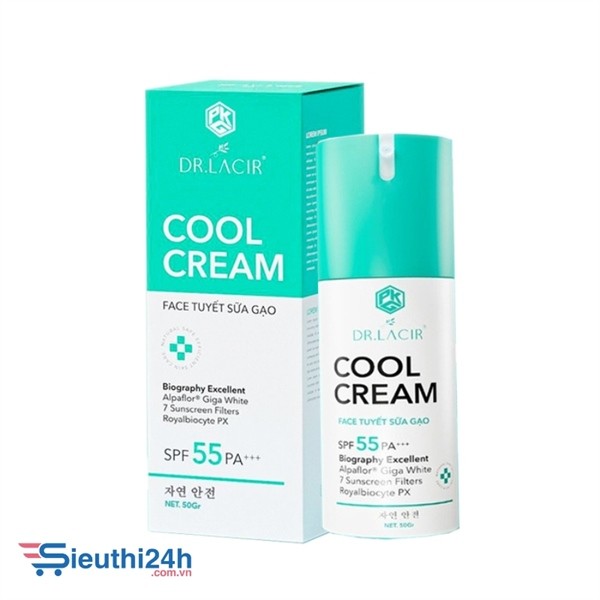 Kem chống nắng dưỡng da Cool Cream Dr.Lacir