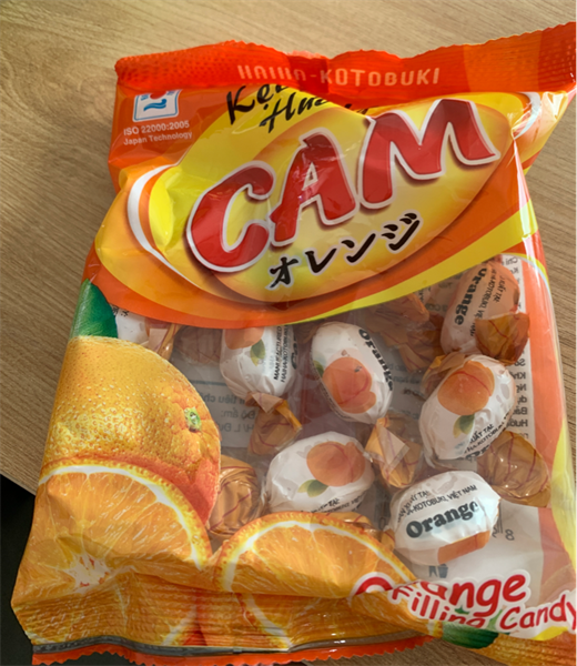Kẹo Nhân Cam Gói 115g