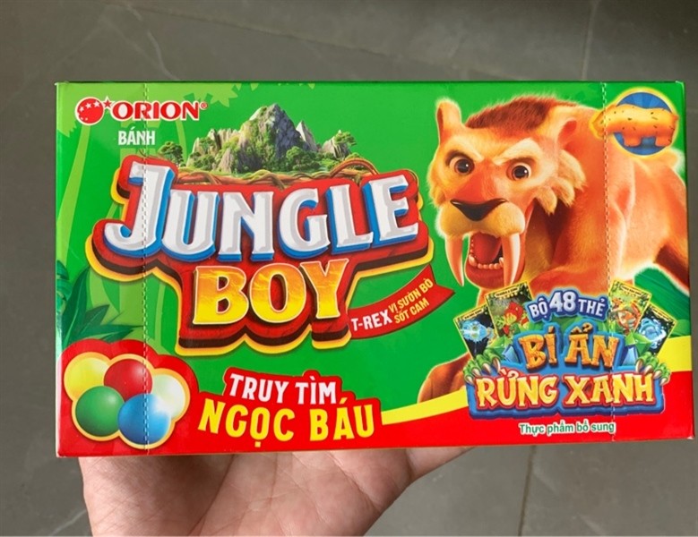 Bánh Jungle Boy Bò 35g