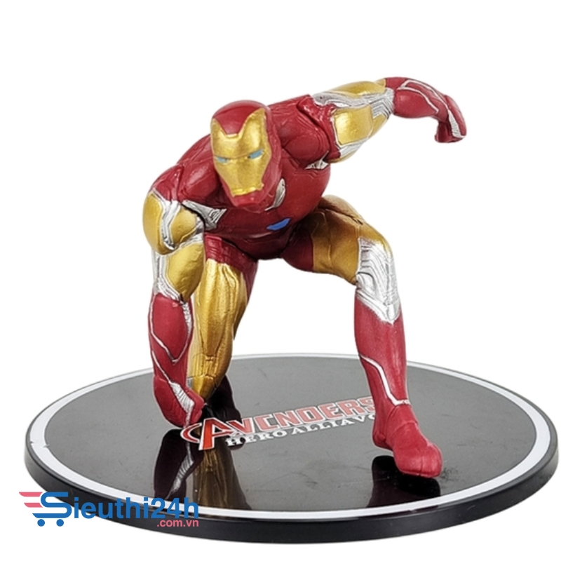 Mô Hình Avenger Iron Man Người Sắt - Cao 9cm - Rộng 13.5cm - Nặng 250gram