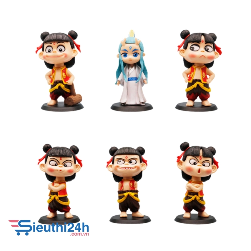 Mô Hình bộ 6 natra ngao bính Bản A - Cao : 11cm - Nặng : 200gram - Figure Natra