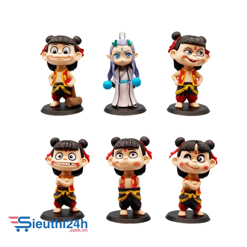 Mô Hình bộ 6 natra ngao bính Bản B - Cao : 11cm - Nặng : 200gram - Figure Natra