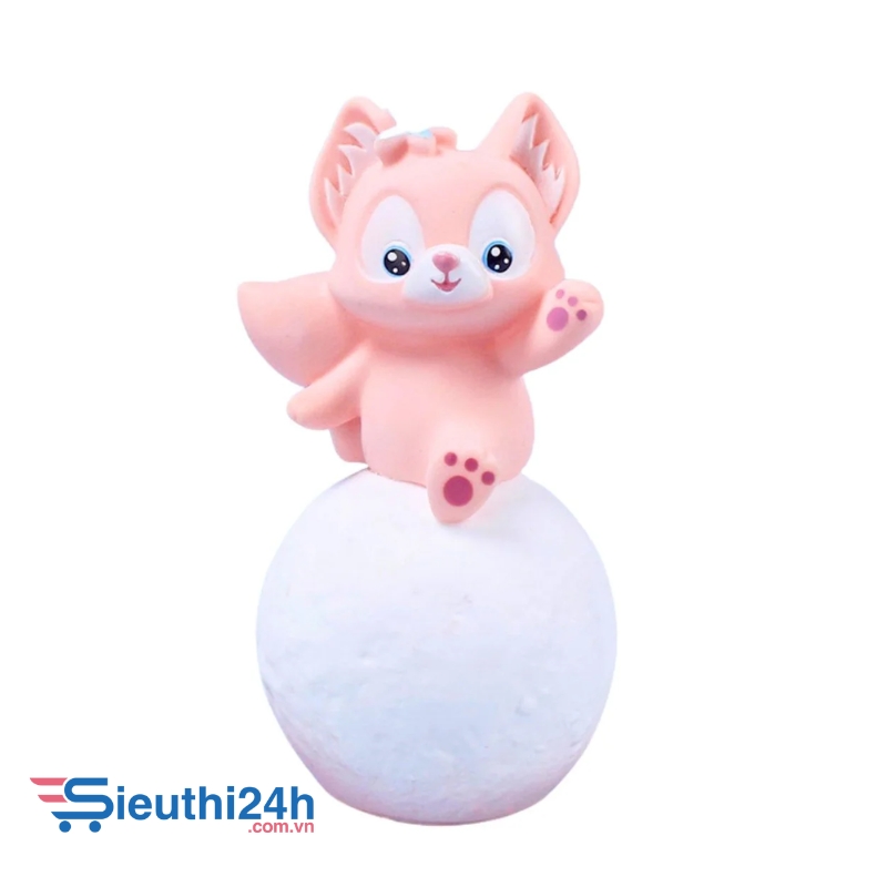 Mô Hình Cáo hồng dơ tay Cinnamoroll - Cao 12cm - rộng 6cm - nặng 120gram - Có LED ở cầu