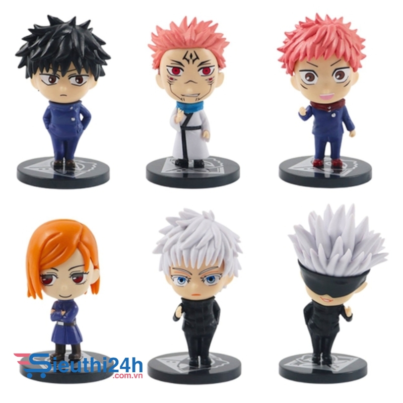 Mô Hình chibi 6 nhân vật Jujutsu Kaisen
