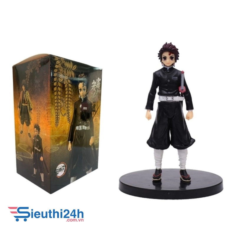 Mô hình Demon Slayer Kamado Tanjirou Áo Đen - Figure Kimetsu No Yaiba