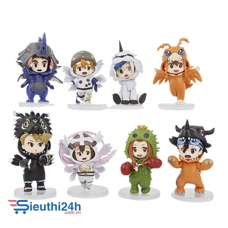 Mô Hình Digimon Adventure bộ 8 nhân vật