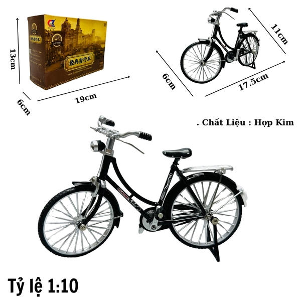 Mô Hình Xe đạp không giỏ 1:10