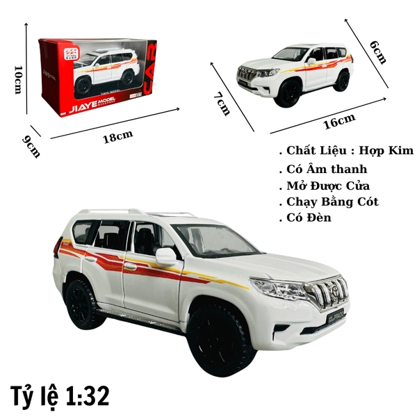 Mô Hình xe fotuner trắng - tỉ lệ 1:32